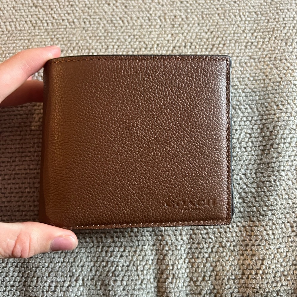 Men’s coach wallet and belt set